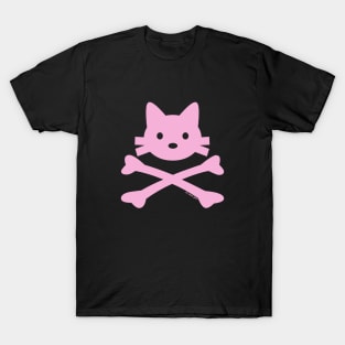 Kitty X-Bones Pink Classic T-Shirt